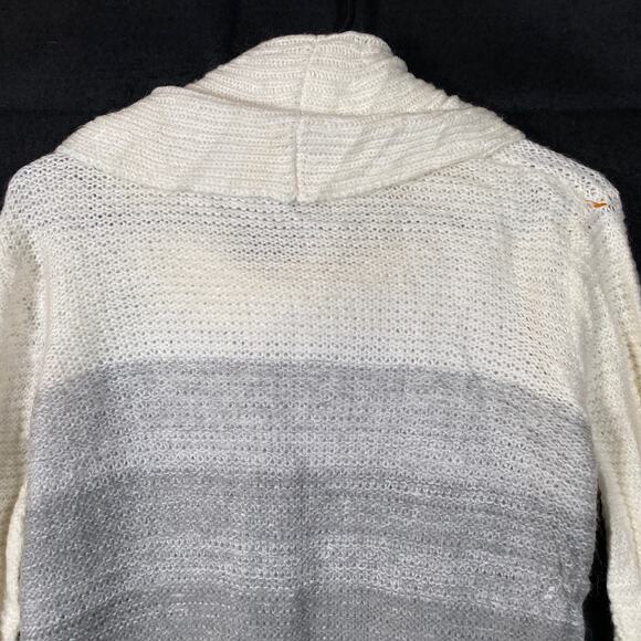 Calvin Klein Womens Sweater Multicolored Ombre Cowl Neck Mohair Wool Blend M - Picture 10 of 11